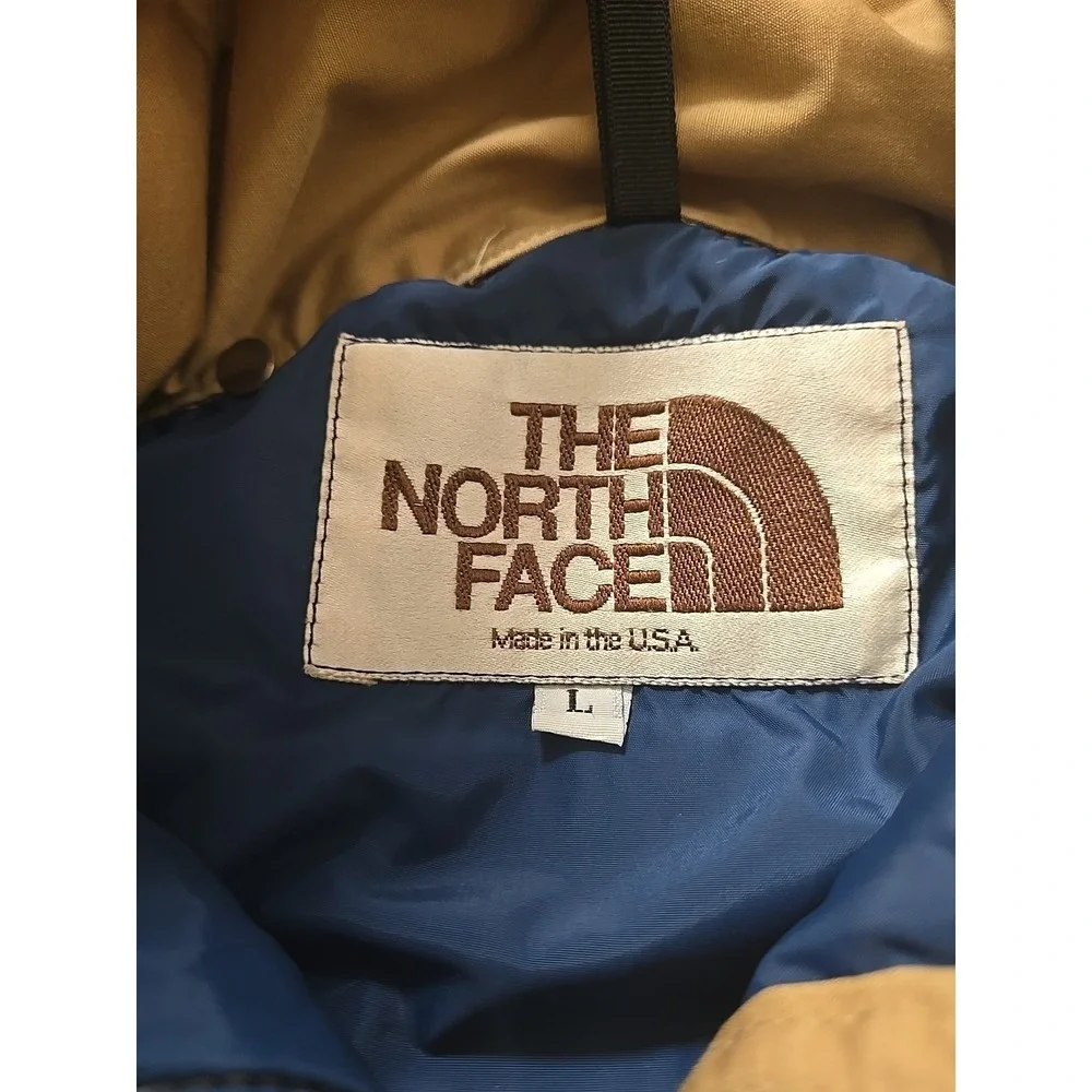 THE NORTH FACE (USA) Vintage Serow Prime Goose Down Tan Winter Parka Coat ~ L‎